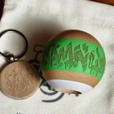 Winner kendama Gecko paint Green Graffiti tama only Pre Order