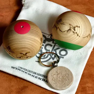 Winner kendama Gecko paint Mountain tama only