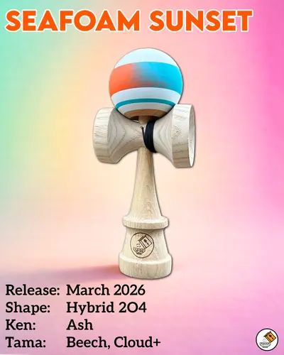 Seafoam Sunset - Hybrid 2o4 Shape
